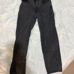 Empyre Men's Dark Gray Straight Jeans